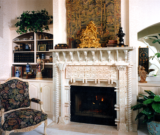 Mizner Fireplace